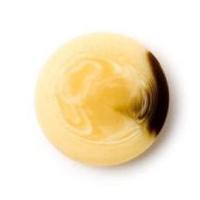 Crendon Round Shank Marble Buttons 25mm Cream & Brown