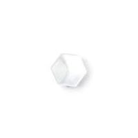 Crendon Hexagonal Pearl Shank Buttons 11mm White