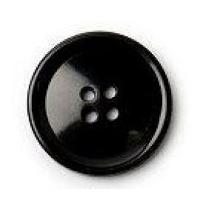 crendon round plastic coat buttons 29mm black