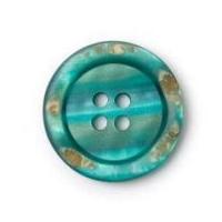 crendon round 4 hole textured buttons 23mm blue turquoise