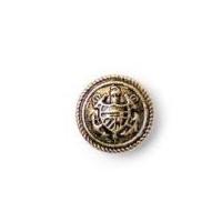 Crendon Military Style Crest Shank Buttons 15mm Gold