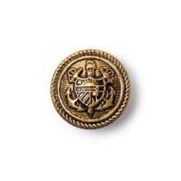 Crendon Military Style Crest Shank Buttons 19mm Gold