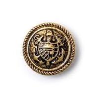 crendon military style crest shank buttons 23mm gold