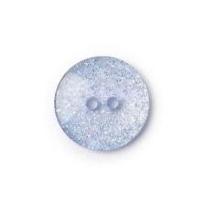 crendon round 2 hole glitter buttons blue