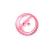 Crendon Round 2 Hole Textured Look Buttons Deep Pink