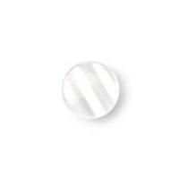 crendon round glossy shank buttons white