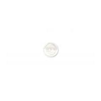 Crendon Round Pearlised Rim Buttons 18mm White