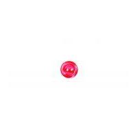 Crendon Round Pearlised Rim Buttons 15mm Deep Pink