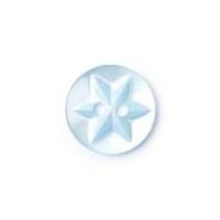 Crendon Star Engraved Baby Buttons Light Blue