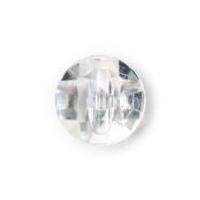 Crendon Plastic Faceted Shank Buttons Clear