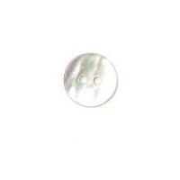 Crendon Round 2 Hole Natural Shell Buttons White