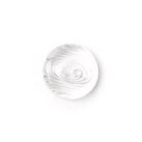 Crendon Round 2 Hole Swirl Design Buttons Clear