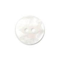 Crendon Pearlised Fish Eye Buttons White