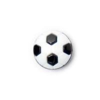 crendon football shape buttons black white