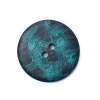 Crendon Round 2 Hole Marble Look Buttons Deep Green