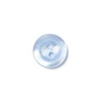 Crendon Round Geometric Inset Buttons Light Blue