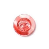 crendon round geometric inset buttons red