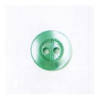 Crendon Round Geometric Inset Buttons Green Turquoise