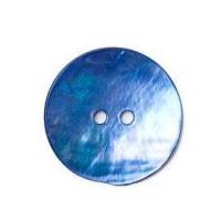 Crendon Round 2 Hole Natural Shell Buttons Dark Royal