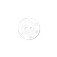 Crendon Round Pearlescent Rimmed Buttons White