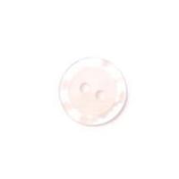 crendon round pearlescent rimmed buttons light pink