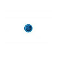 Crendon Round Coloured Rimmed Plastic Buttons Turquoise