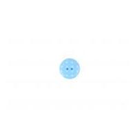 Crendon Round Spotty Print Plastic Buttons Light Blue