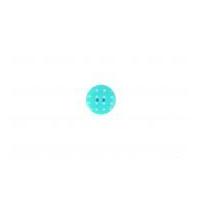 Crendon Round Spotty Print Plastic Buttons Turquoise