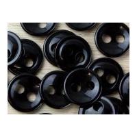 Crendon Round 2 Hole Rimmed Plastic Large Hole Buttons