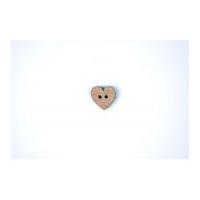 Crendon Heart Shaped Wood Buttons