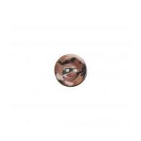 Crendon Round Camouflage Print Buttons Brown