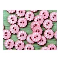 Crendon Floral Shape Buttons Light Pink