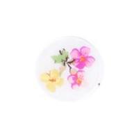 Crendon Round Pretty Floral Print Buttons Multicoloured