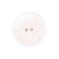 Crendon Round Tonal Floral Print Buttons Cream