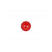 Crendon Round Textured Rim Plastic Buttons Red