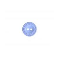 Crendon Round Textured Rim Plastic Buttons Lilac