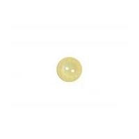 Crendon Round Textured Rim Plastic Buttons Lemon Yellow