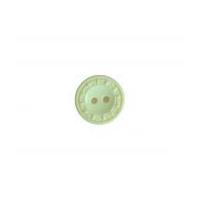 Crendon Round Textured Rim Plastic Buttons Lemon Yellow