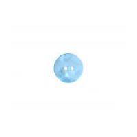 crendon round 2 hole pearlised buttons light blue