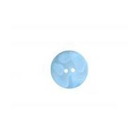 Crendon Round 2 Hole Pearlised Buttons Light Blue