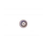 Crendon Round Coloured Rimmed Plastic Buttons Beige