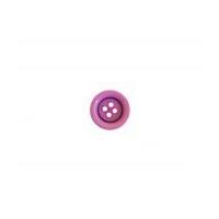 Crendon Round Coloured Rimmed Plastic Buttons Cerise Pink