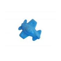 Crendon Aeroplane Shaped Plastic Buttons Blue