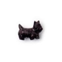 Crendon Scottie Dog Shank Buttons Black