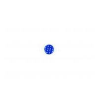 Crendon Round Spotty Print Plastic Buttons Royal Blue