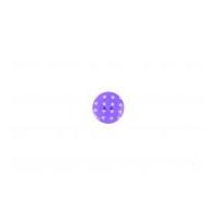 Crendon Round Spotty Print Plastic Buttons Dark Grey