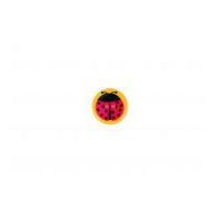 crendon round ladybird print buttons multicoloured