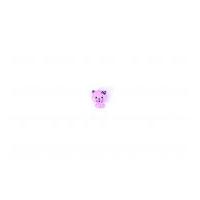 Crendon Kitty Shaped Plastic Buttons Light Pink