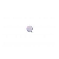 Crendon Round Plain Metal Look Shank Buttons Silver
