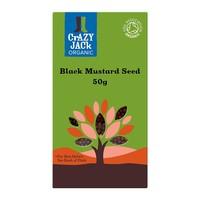 Crazy Jack Organic Black Mustard Seeds (50g)